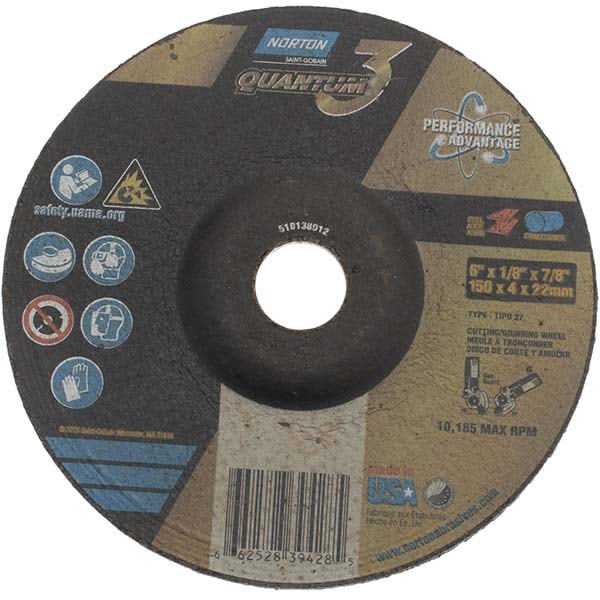 Depressed Grinding Wheel: Type 27, 6